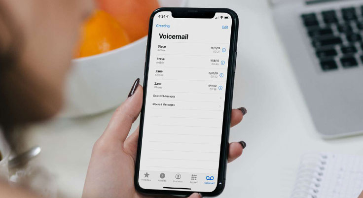 access voicemail on iphone 12